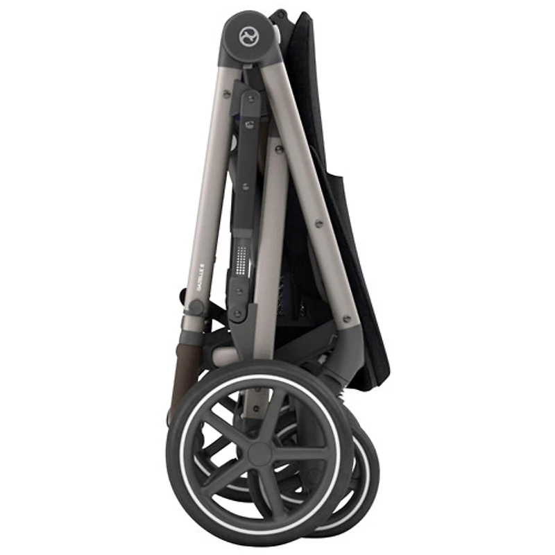 CYBEX Gazelle S Full-Size Convertable Stroller - Taupe/Moon Black