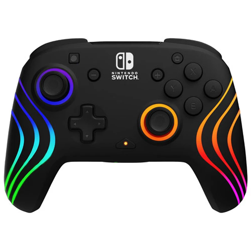 PDP Afterglow Wave RGB Wireless Controller for Switch - Black