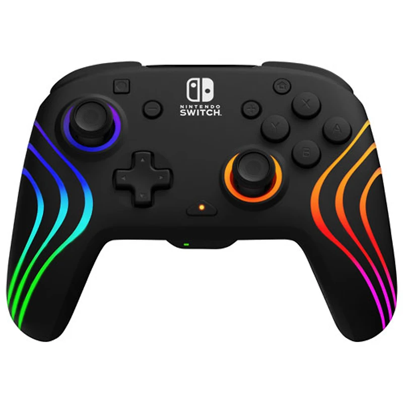 PDP Afterglow Wave RGB Wireless Controller for Switch - Black