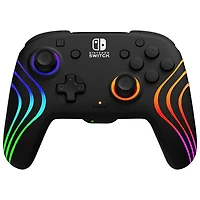 PDP Afterglow Wave RGB Wireless Controller for Switch - Black