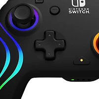 PDP Afterglow Wave RGB Wireless Controller for Switch - Black
