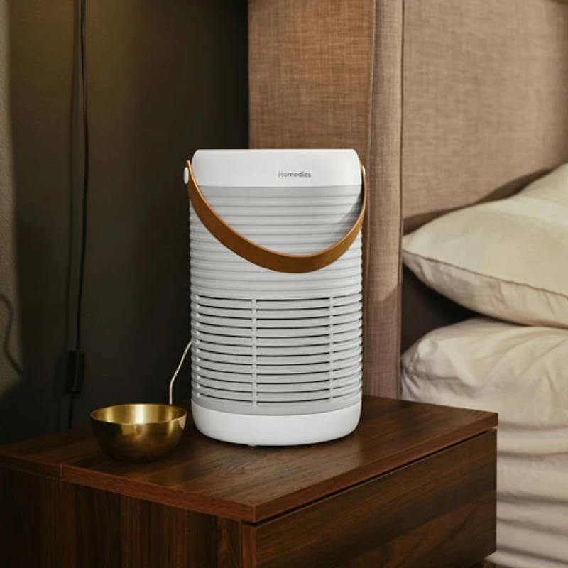 Purificateur d'air intelligent 3-en-1 TotalClean T100 de HoMedics avec filtre HEPA