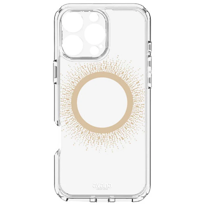 Avana Aura Fitted Hard Shell Case with Magsafe for iPhone 16 Pro Max - Gold
