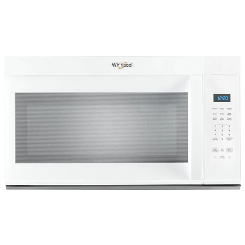 Four à micro-ondes à hotte intégrée de Whirlpool - 1,7 pi³ - Blanc