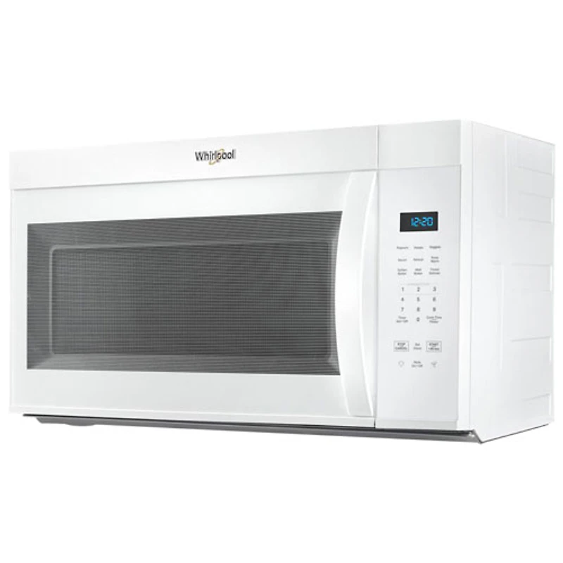 Four à micro-ondes à hotte intégrée de Whirlpool - 1,7 pi³ - Blanc