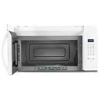 Four à micro-ondes à hotte intégrée de Whirlpool - 1,7 pi³ - Blanc