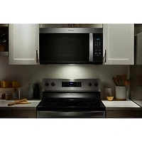 Four à micro-ondes à hotte intégrée de Whirlpool - 1,7 pi³ - Acier inoxydable résistant aux traces de doigts