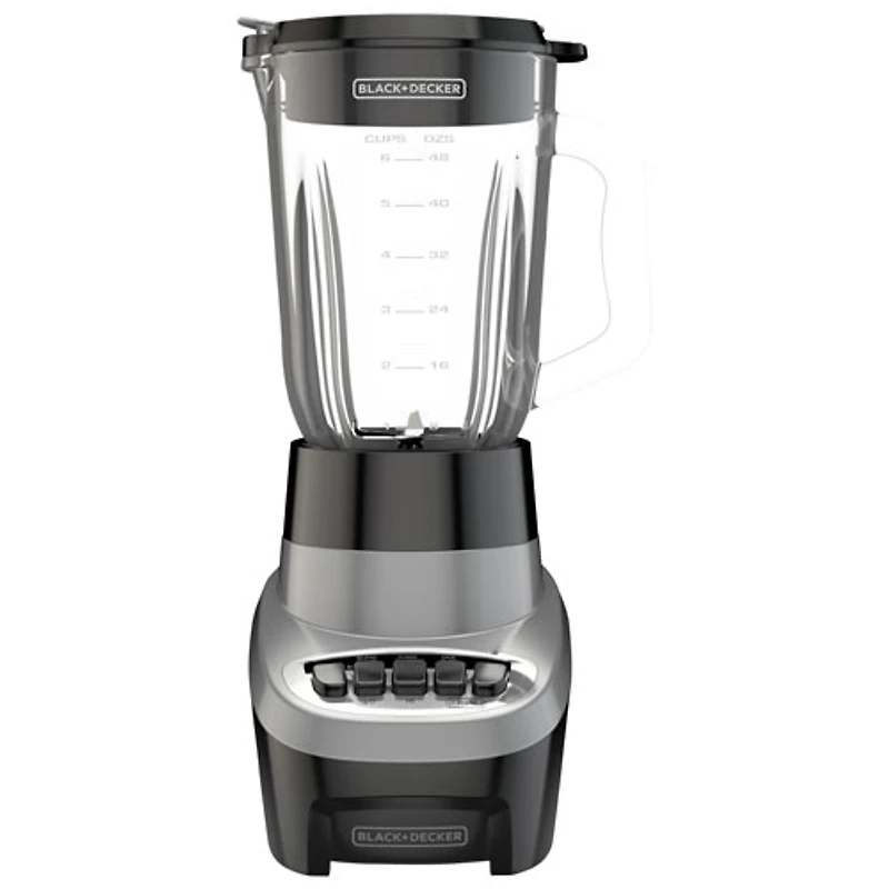 Black & Decker 6-Cups 700-Watt Countertop Blender - Black/Silver