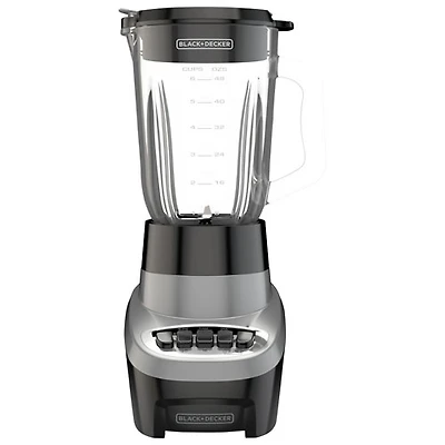 Black & Decker 6-Cups 700-Watt Countertop Blender - Black/Silver