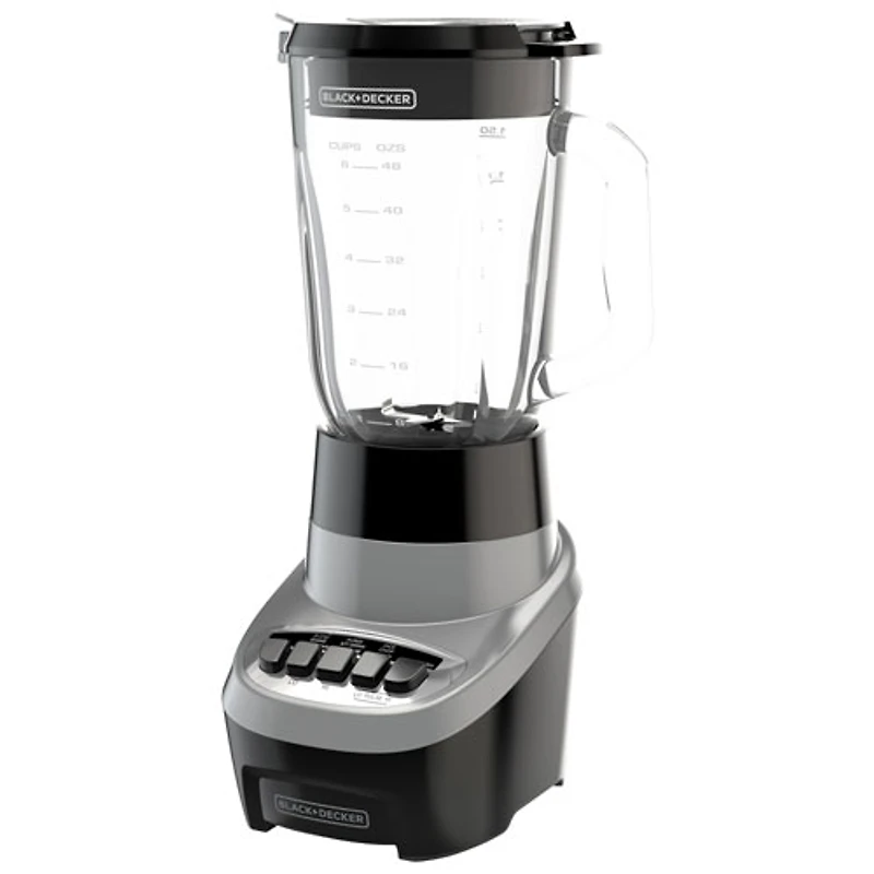 Black & Decker 6-Cups 700-Watt Countertop Blender - Black/Silver