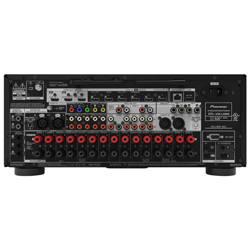 Récepteur AV UHD 8K 11.4 canaux Elite VSXLX805 de Pioneer