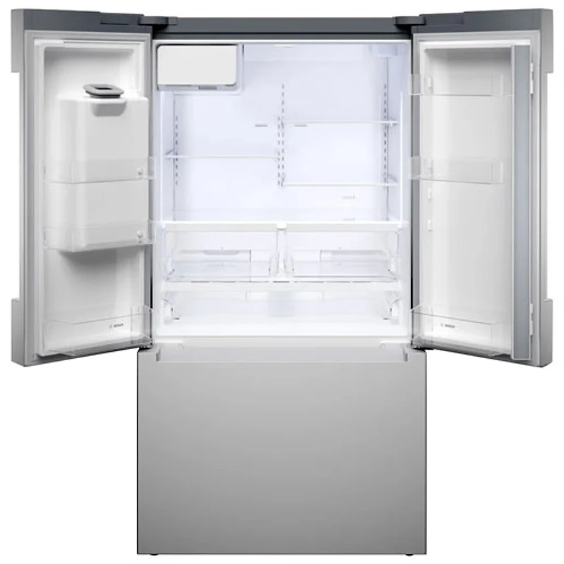 Bosch 36" 26 Cu. Ft. French Door Refrigerator with Water & Ice Dispenser (B36FD10ENS) - Stainless Steel