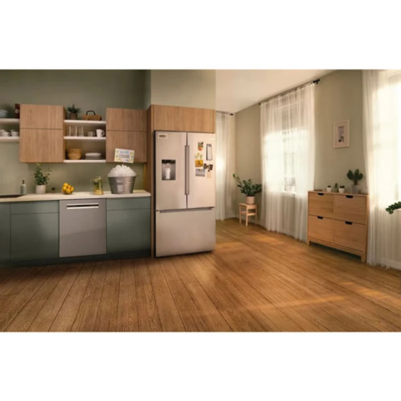 Bosch 36" 26 Cu. Ft. French Door Refrigerator with Water & Ice Dispenser (B36FD10ENS) - Stainless Steel