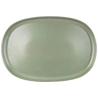 Plat en grès Uno de Mesa Ceramics - Olive