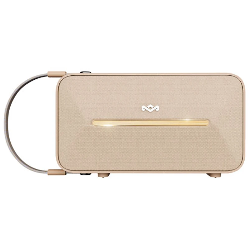 Haut-parleur sans fil solaire Bluetooth étanche Rise Up de House of Marley - Crème