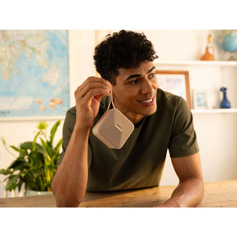 Haut-parleur sans fil Bluetooth Rise Up de House of Marley - Crème