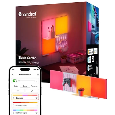 Nanoleaf Blocks Square Light Panels - Smarter Kit – 4 Panels