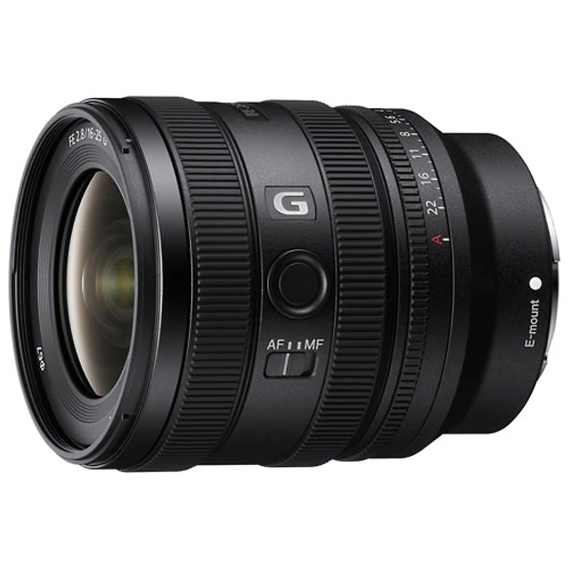 Objectif plein format 16-25 mm f/2,8 à 2 moteurs linéaires de Sony - Noir