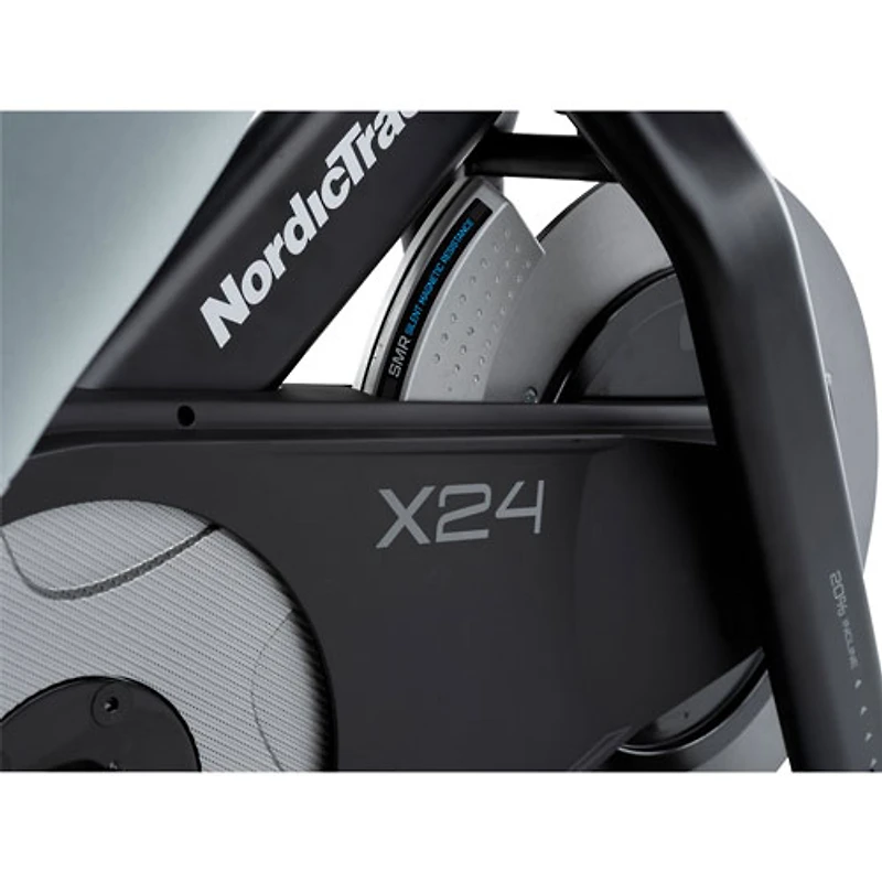 NordicTrack X24 Stationary Spin Bike w/ Pivoting 24" Touchscreen Display