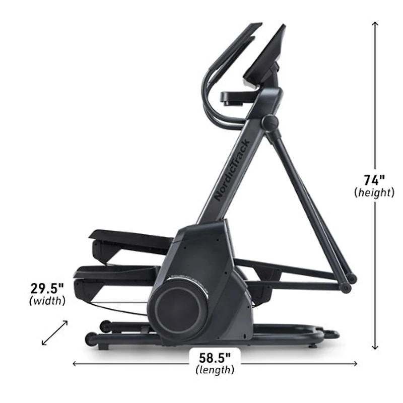 Appareil elliptique X16 de NordicTrack avec écran tactile de 16 po