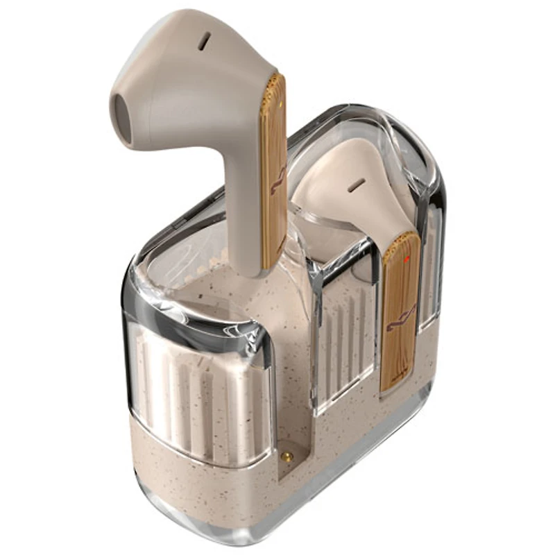 Écouteurs boutons 100 % sans fil à isolation sonore Zion de House Of Marley - Crème