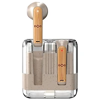 Écouteurs boutons 100 % sans fil à isolation sonore Zion de House Of Marley - Crème