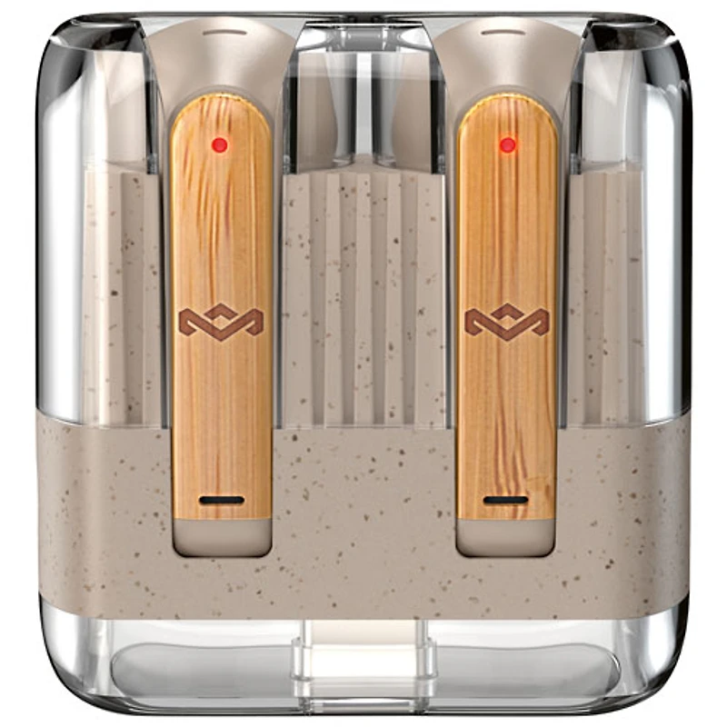 Écouteurs boutons 100 % sans fil à isolation sonore Zion de House Of Marley - Crème