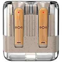 Écouteurs boutons 100 % sans fil à isolation sonore Zion de House Of Marley - Crème