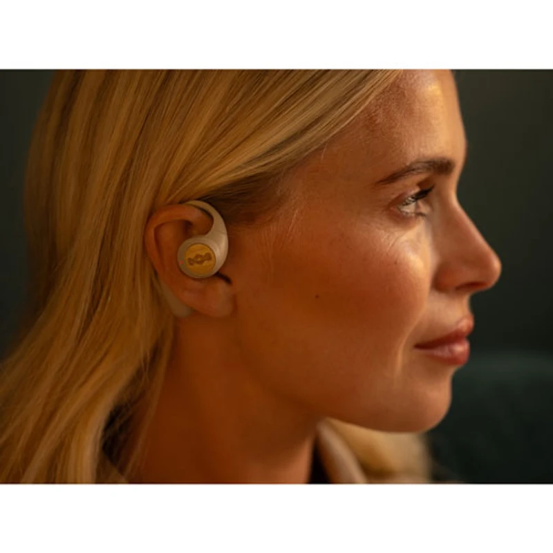 Écouteurs boutons 100 % sans fil Liberate de House Of Marley - Crème