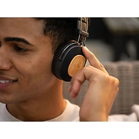Casque d'écoute Bluetooth à isolation sonore Positive Vibration Riddim de House Of Marley - Noir