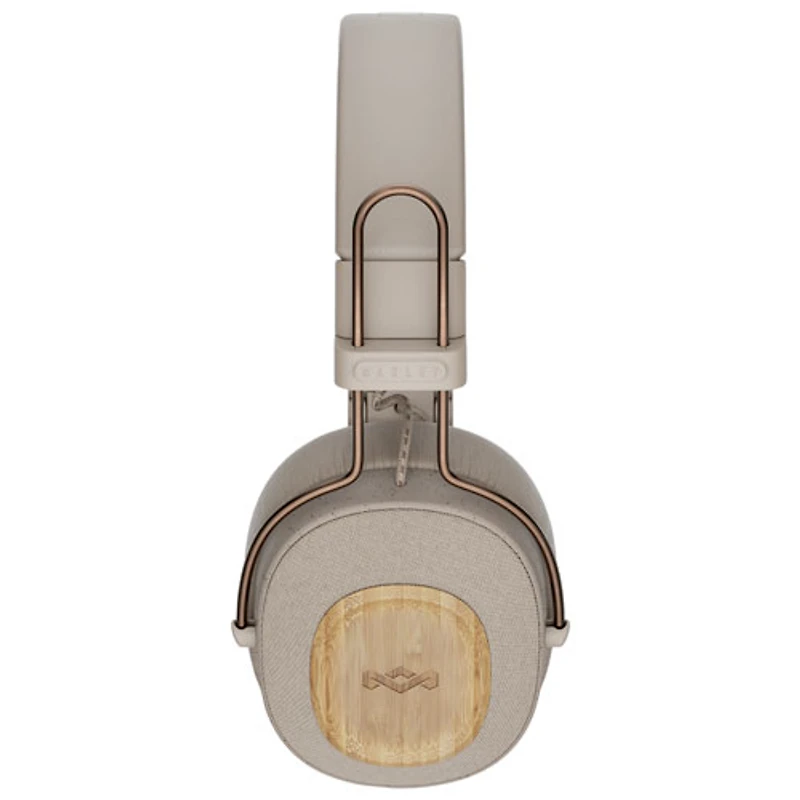 Casque d'écoute Bluetooth à isolation sonore Positive Vibration Riddim de House Of Marley - Crème