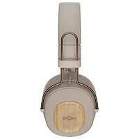 Casque d'écoute Bluetooth à isolation sonore Positive Vibration Riddim de House Of Marley - Crème