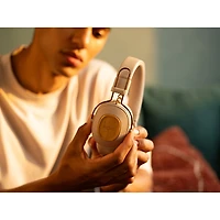 House Of Marley Positive Vibration Riddim On-Ear Sound Isolating Bluetooth Headphones - Cream