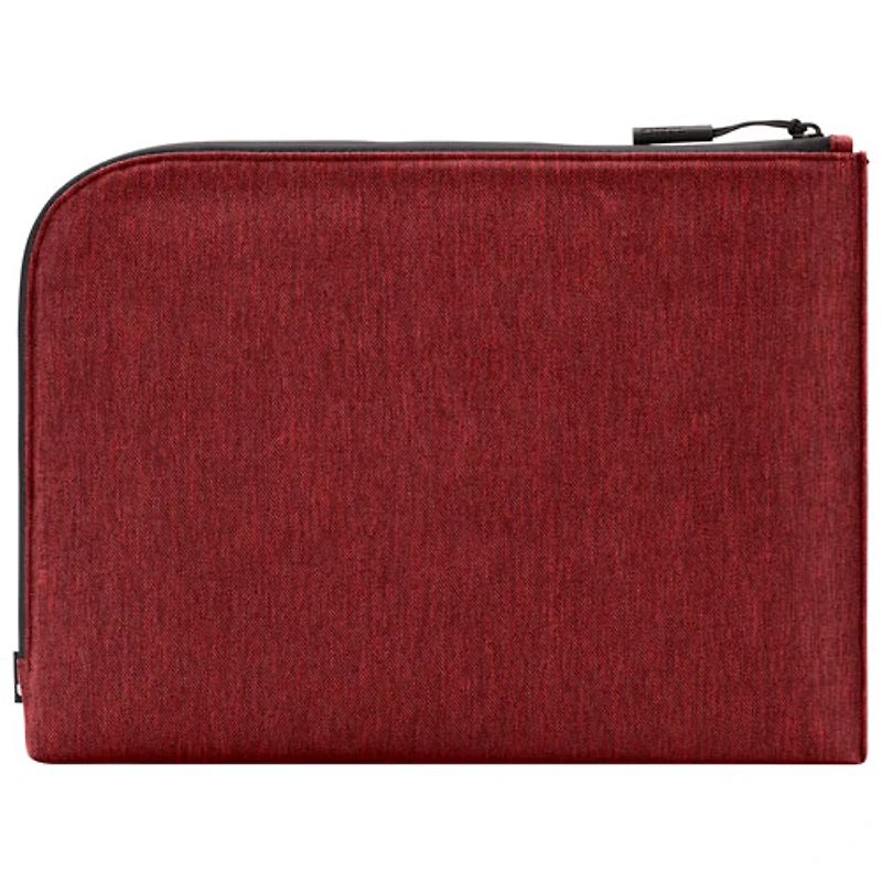 Housse Facet d'Incase en tissu croisé recyclé pour MacBook de 16 po - Rouge