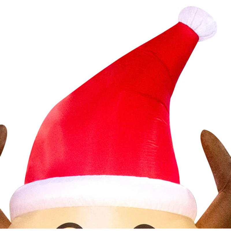 Occasions - Décoration de Noël de 6,1 m (20 pi) Renne gonflable colossal