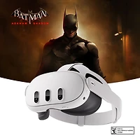Casque de réalité virtuelle de 512 Go Quest 3 de Meta avec manettes Touch Plus et Batman : Arkham Shadow