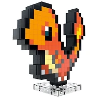 Coffret de collection MEGA Pokémon de Mattel : Salamèche en art pixélisé - 349 pièces