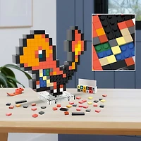 Coffret de collection MEGA Pokémon de Mattel : Salamèche en art pixélisé - 349 pièces