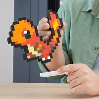 Coffret de collection MEGA Pokémon de Mattel : Salamèche en art pixélisé - 349 pièces