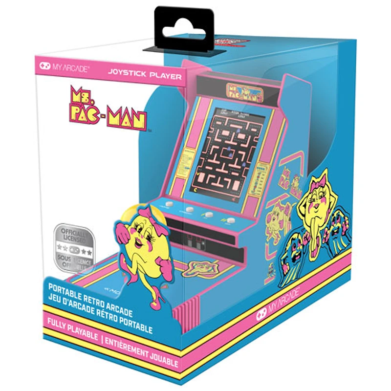 Borne d'arcade rétro portative MS Pac-Man de dreamGEAR