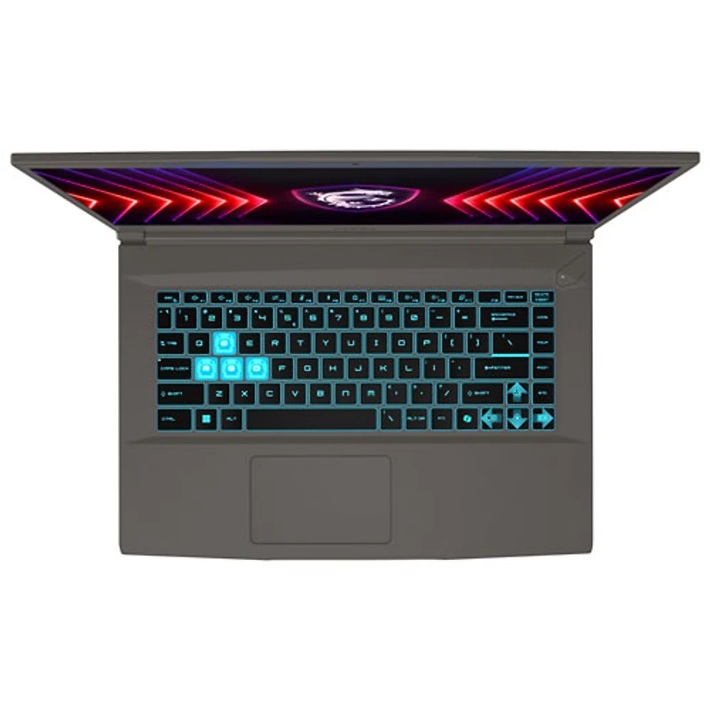 Portable de jeu Thin de 15,6 po de MSI - Gris cosmos (Core i7-13620H d'Intel/RAM 16 Go/SSD 512 Go/GeForce RTX 3050/Win 11)