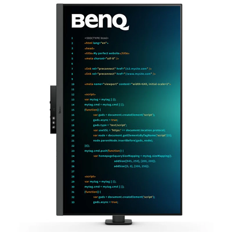 BenQ 31.5" 4K Ultra HD 60Hz 5ms GTG IPS LCD Monitor (RD320UA) - Metallic Grey