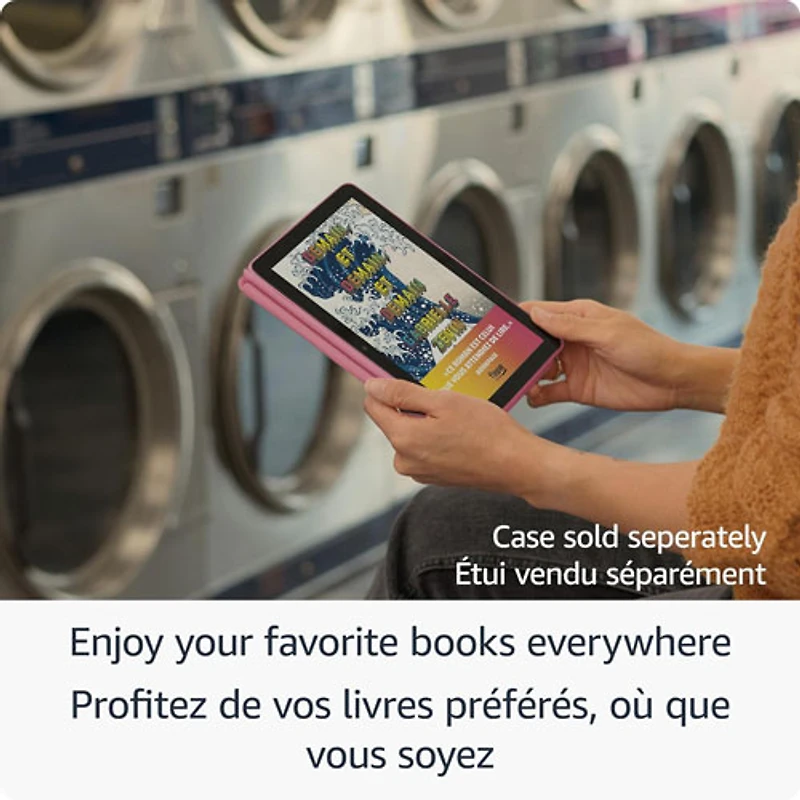 Tablette 8 po 64 Go FireOS Fire HD 8 (2024) d'Amazon avec processeur à 6 coeurs MTK/MT8169A - Noir