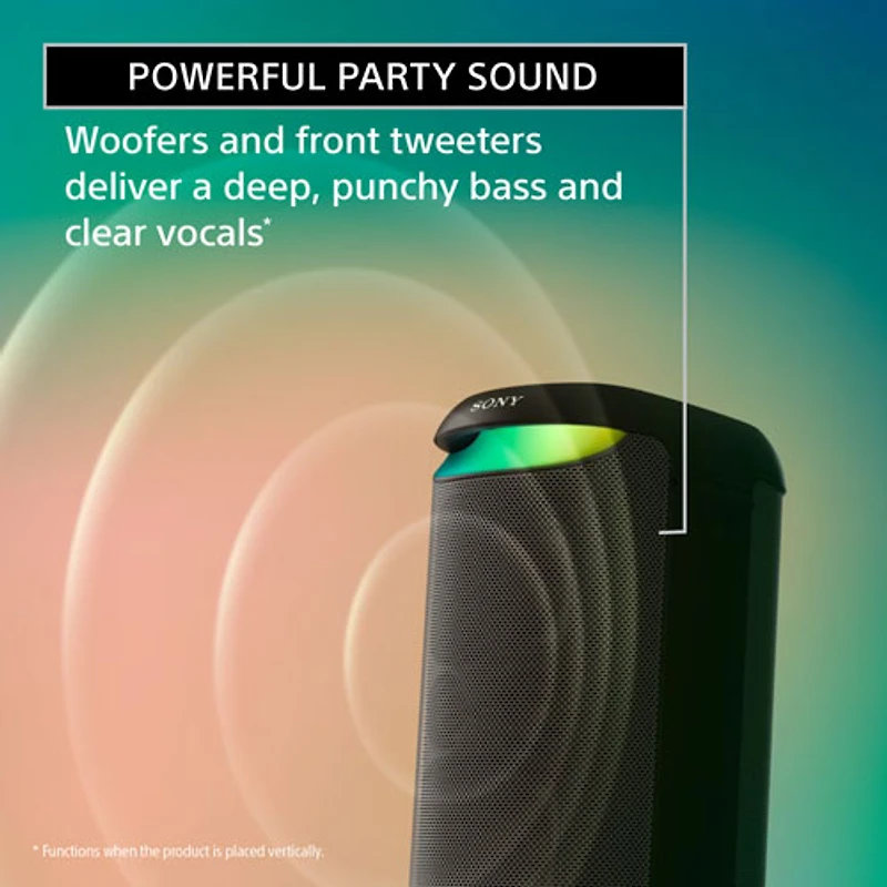 Sony SRS-XV500 Bluetooth Wireless Party Speaker - Black