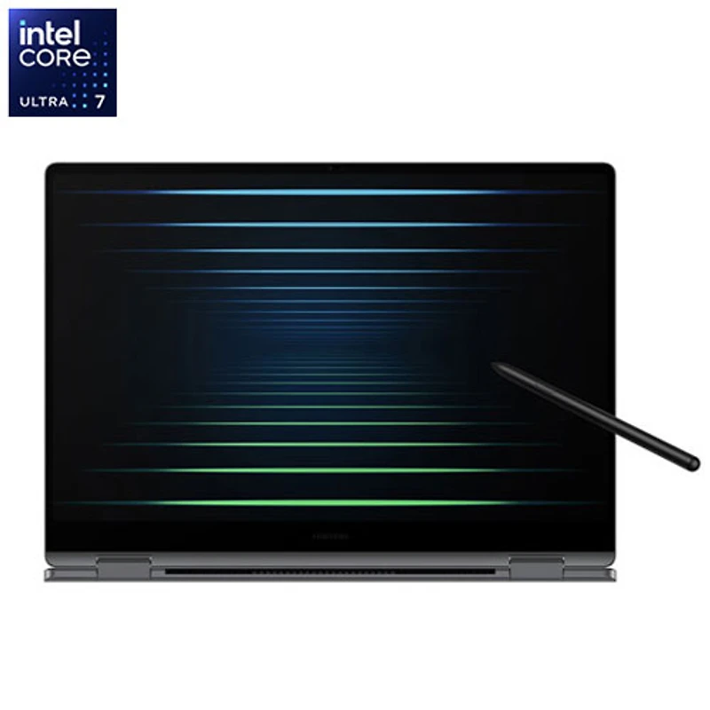 Portable CoPilot+ PC à écran tactile de 16 po Galaxy Book5 Pro 360 de Samsung (Core Ultra 7 - 256V d'Intel/RAM 16 Go/SSD 512 Go) - Partenaire de détail exclusif
