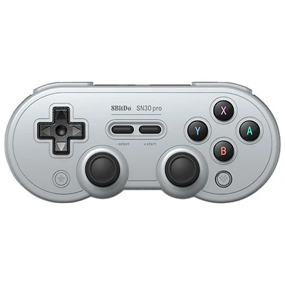 Manette Bluetooth SN30 Pro de 8BitDo pour Switch/Windows/Android/iOS - Gris