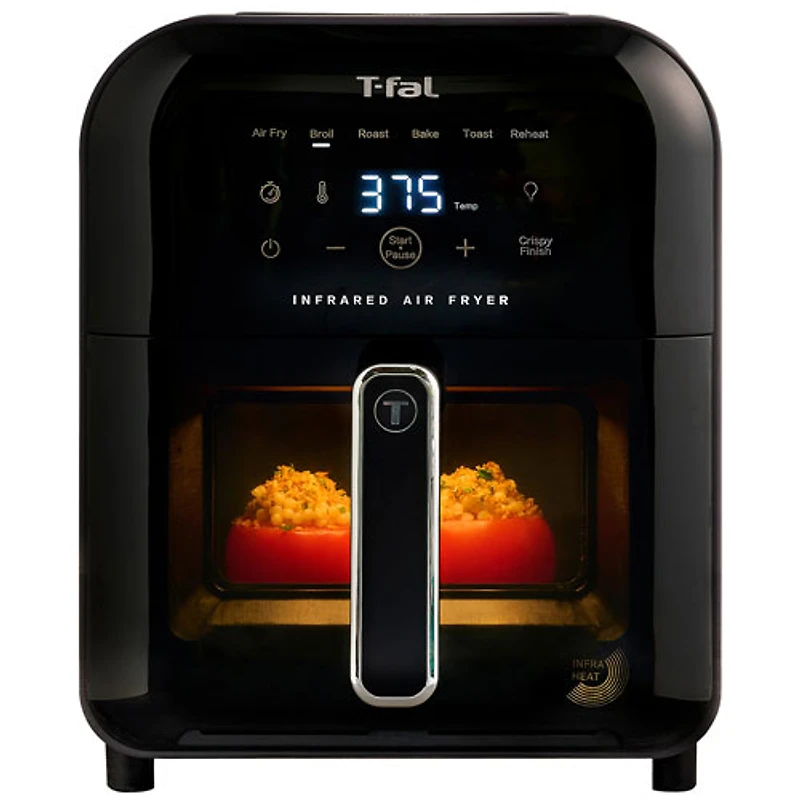 T-Fal Infra-heat Infrared 7-in-1 Air Fryer - 6L/6.3Qt - Graphite