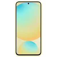 Étui souple ajusté en silicone de Samsung pour Galaxy S24 FE - Jaune