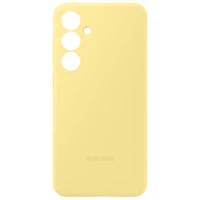 Étui souple ajusté en silicone de Samsung pour Galaxy S24 FE - Jaune