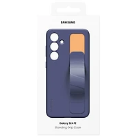 Samsung Grip Fitted Soft Shell Case with Stand for Galaxy S24 FE - Black